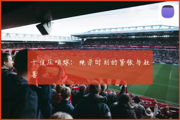 十佳压哨球：绝杀时刻的紧张与狂喜